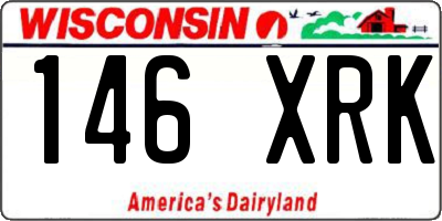 WI license plate 146XRK