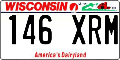 WI license plate 146XRM
