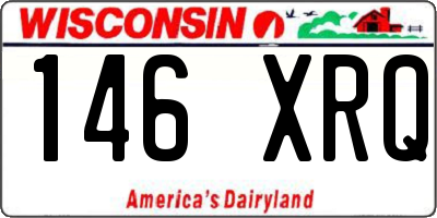 WI license plate 146XRQ