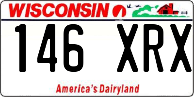 WI license plate 146XRX