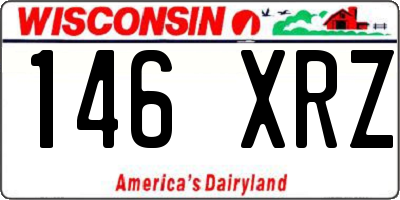 WI license plate 146XRZ