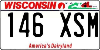 WI license plate 146XSM