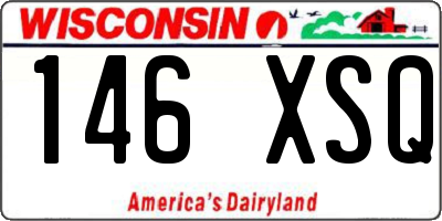 WI license plate 146XSQ