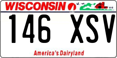 WI license plate 146XSV