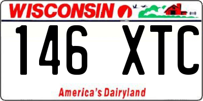 WI license plate 146XTC