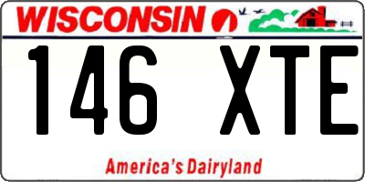 WI license plate 146XTE