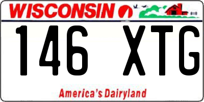WI license plate 146XTG