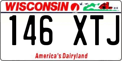 WI license plate 146XTJ