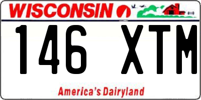 WI license plate 146XTM