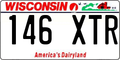 WI license plate 146XTR
