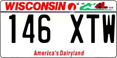 WI license plate 146XTW
