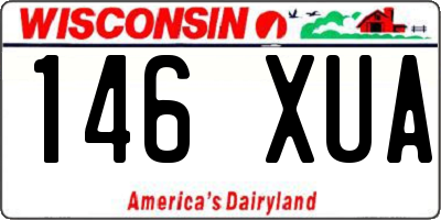 WI license plate 146XUA