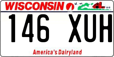 WI license plate 146XUH