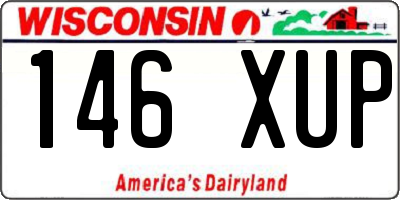 WI license plate 146XUP