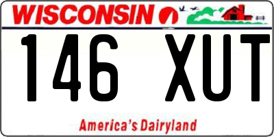 WI license plate 146XUT