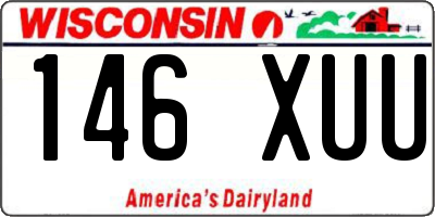 WI license plate 146XUU