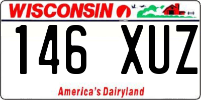WI license plate 146XUZ