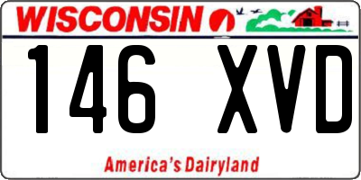 WI license plate 146XVD