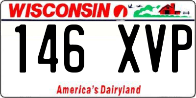 WI license plate 146XVP