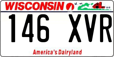 WI license plate 146XVR
