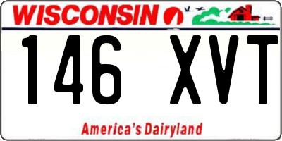 WI license plate 146XVT