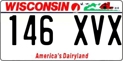 WI license plate 146XVX