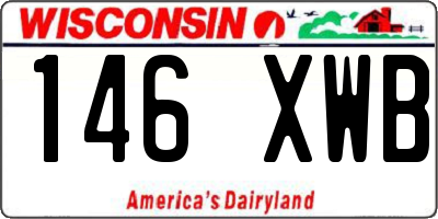 WI license plate 146XWB