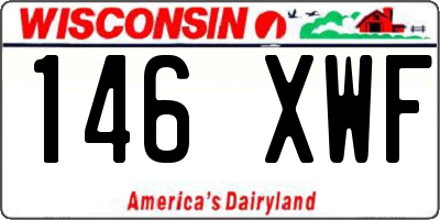 WI license plate 146XWF