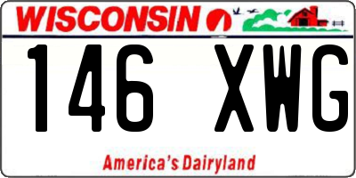 WI license plate 146XWG
