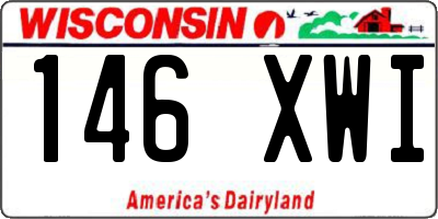 WI license plate 146XWI