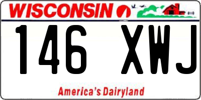 WI license plate 146XWJ