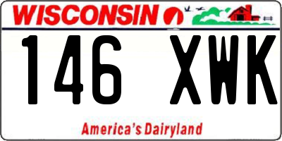 WI license plate 146XWK