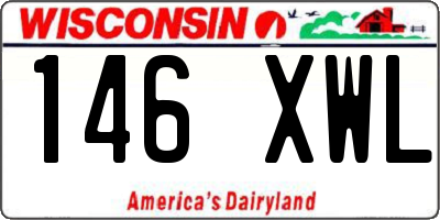 WI license plate 146XWL