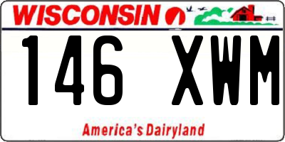 WI license plate 146XWM