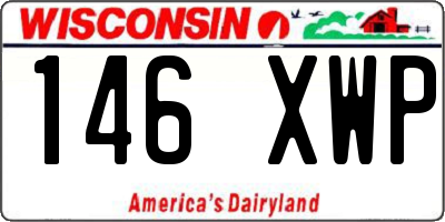 WI license plate 146XWP