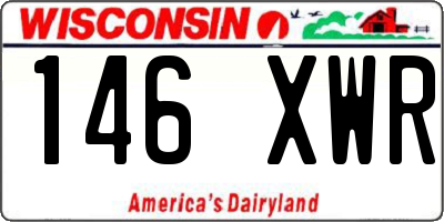 WI license plate 146XWR