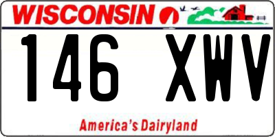 WI license plate 146XWV