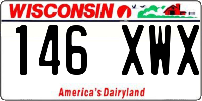 WI license plate 146XWX