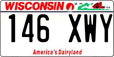 WI license plate 146XWY