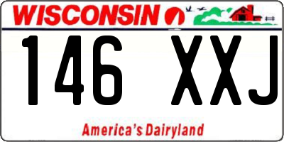 WI license plate 146XXJ
