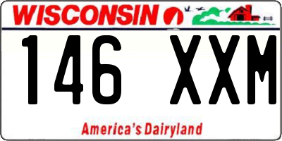 WI license plate 146XXM