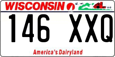 WI license plate 146XXQ