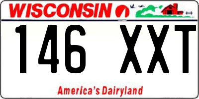 WI license plate 146XXT