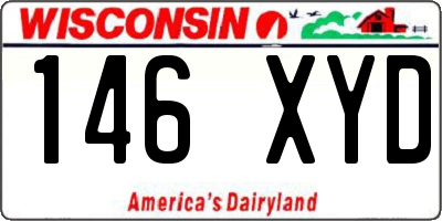 WI license plate 146XYD