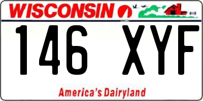 WI license plate 146XYF