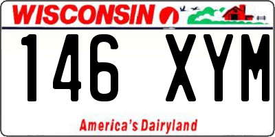 WI license plate 146XYM
