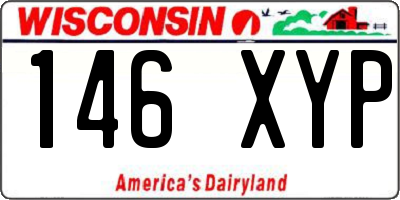 WI license plate 146XYP