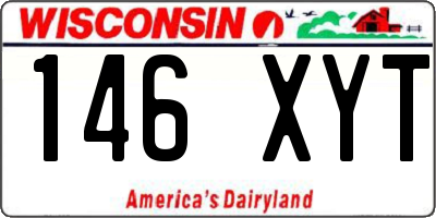 WI license plate 146XYT