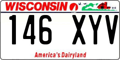 WI license plate 146XYV