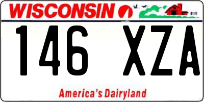 WI license plate 146XZA